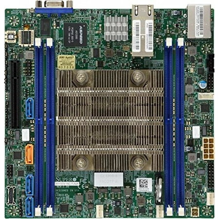 Supermicro MBD-X11SDV-16C-TLN2F-O X11SDV-16C-TLN2F - Motherboard - mini ITX - Intel Xeon D-2183IT - USB 3.0-2 x 10 Gigabit LAN - onboard