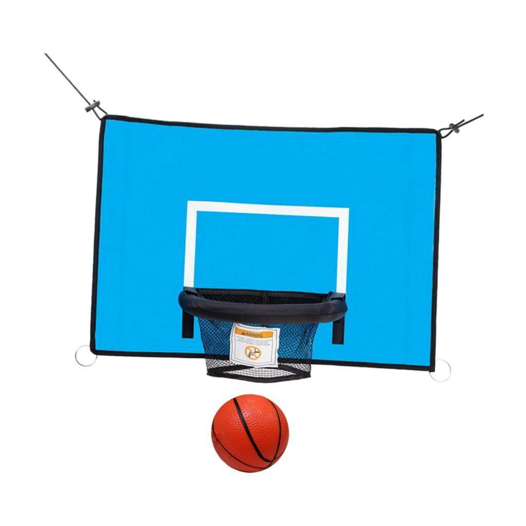DimyFew Basketball Hoop Tether for Trampolines Universal Baseboard Adjustable Connecting Blue 69cmx48cm