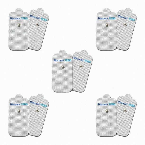 TENS Electrodes XL 2" x 4" Replacement Pads for TENS Units 5 Pairs