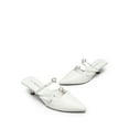 thumbnail image 5 of Women’s Elegant Pointed Toe Kitten Heel Mules With Rhinestone Accent, 5 of 8