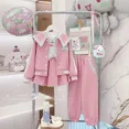 thumbnail image 3 of Cinnamoroll Sweatshirt Cute Cartoon Jacket Trousers Skirt Autumn Suit, 3 of 7