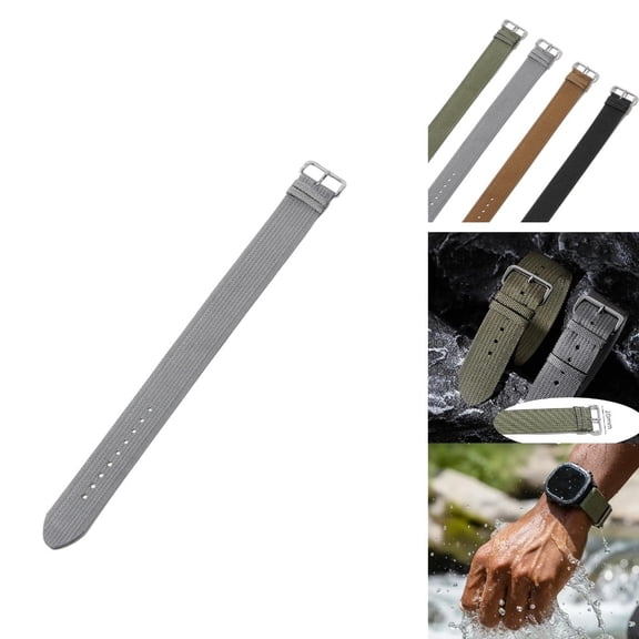 Replacement Band for Hume Health Band, Nylon Loop for Hume Band, Adjustable Soft Woven Nylon & Adjustable Clasp Buckle, Soft Breathable Sport Wristband for Fitness Tracker