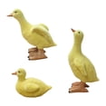 thumbnail image 1 of Estatuas de de jardín de 3 piezas, figuritas de animales, artesanías, adornos de resina de simulación modernos, esculturas de al aire libre, 1 of 8