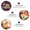 thumbnail image 3 of SHISUYAN 500Pcs Multi-Colored Square Copper Plate Adhesive Material Stickers for Birthday Party Decorative Items 1x1in, 3 of 8