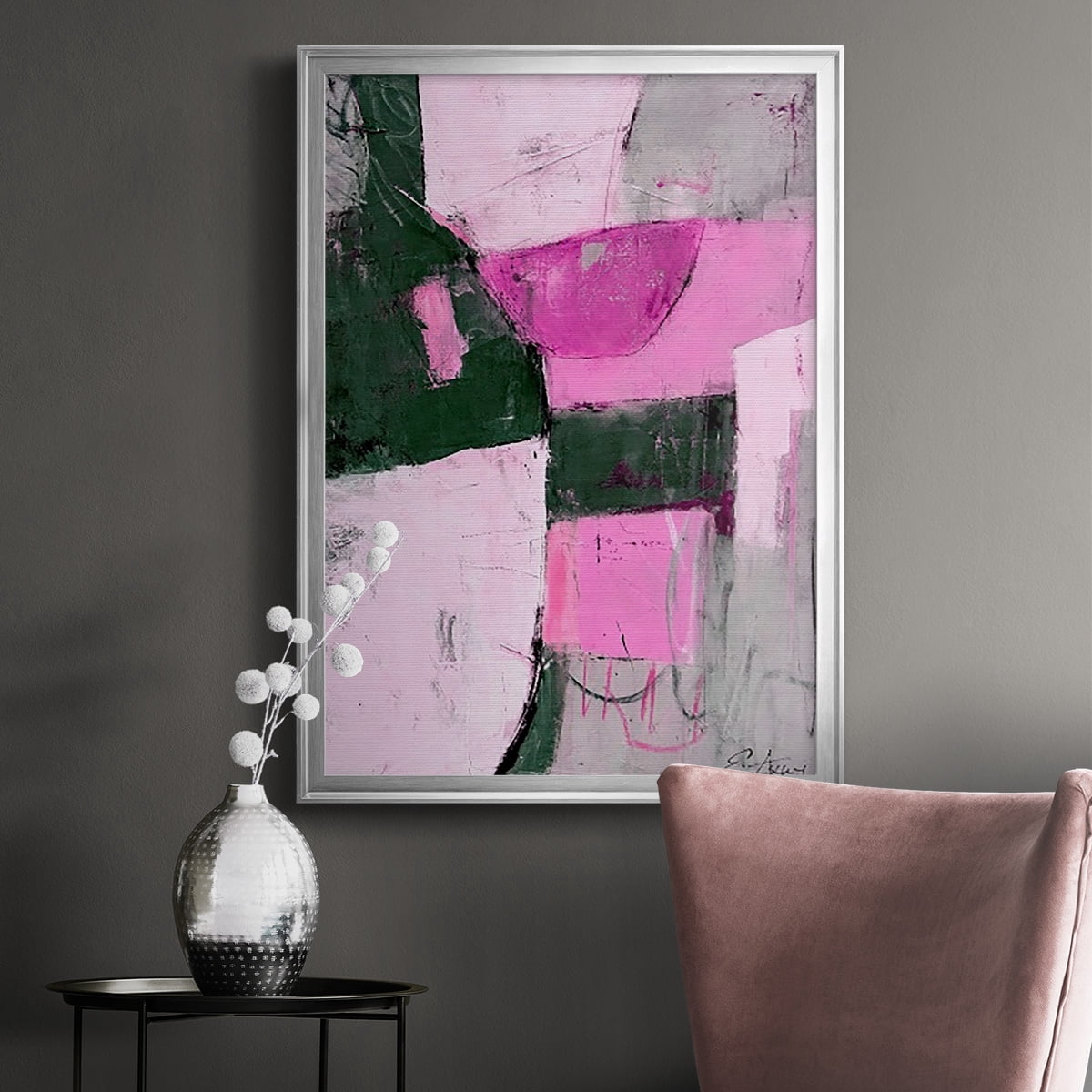 Party Mixer I Premium Framed Print, in Gold, Black, or Silver - Ready to Hang