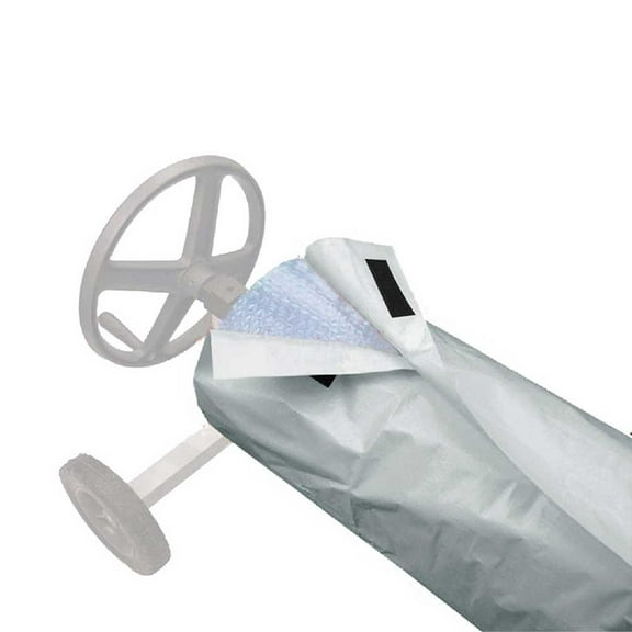 Ana Swimming Pool Solar Blanket Reel Roller Protective Winter Summer Cover 490x96cm Pool Reel Covers Pool Blanket Covers Home Decor