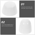 thumbnail image 2 of Screw Decorative Cover Universal Toilet Bolt Caps Parts Covers Plastic Floor White, 2 of 6