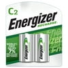 Energizer Rechargeable C Batteries (2 Pack), C Cell Batteries