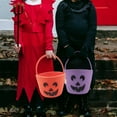 thumbnail image 7 of Halloween Basket for Kids, Trick or Treat Basket, Cute Pumpkin Candy Bucket, Boo Spooky Small Baskets, Jack O Lantern Bags for Girls/Boys Gift Baskets Empty, 7 of 7