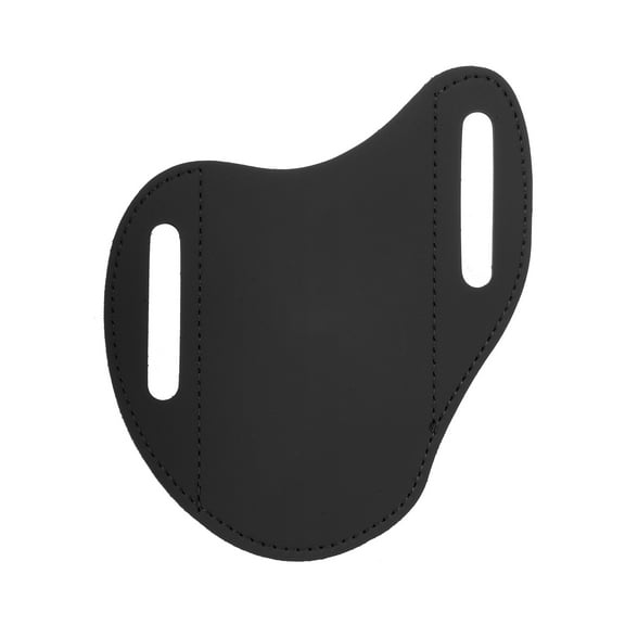 Uxcell Leather Pocket Knife Sheath 4.3"x 5" PU Leather for Outdoor Camping Hiking Climbing, Black