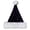Deep purple, variant on ZPAQI Encrusted Sequins Santa Hat Thicken Plush for Christmas Parties Dress Up