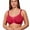 Red 0819 bras, variant on Plus Size Minimizer Bras for Women No Wire Full Coverage Seamless Bras for Large Bust Push up Wireless Thin Cup Bra Everyday Bralettes T‑shirt Bra Black 32H
