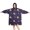 Cute Hedgehog Pattern-2, variant on Cute Hedgehog Pattern Wearable Oversized Blanket,Wearable Blanket Hoodie for Adults,Cozy Hooded Blankets with Super Pockets,Super Warm Fuzzy Pullover for Women & Men