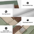 thumbnail image 6 of Green Brown Outdoor Rug for Patio/Deck/Porch, Non-Slip Large Area Rug 3 x 5 Ft, Country Wood Grain Abstract Stripe Indoor Outdoor Rugs Washable Area Rugs, Reversible Camping Rug Carpet Runner, 6 of 8