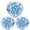 Blue, variant on Lyxbone 3 Pack Glitter Beach Ball 16" 12" Clear Confetti Pool Float for Summer Party