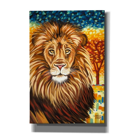 Epic Graffiti 'Wild Africa II' by Carolee Vitaletti Canvas Wall Art, 18"x26"