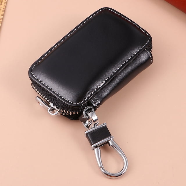 SHOWERORO Key Storage Bag Black Protective Key Case for Daily Use 1Set