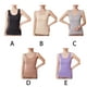 thumbnail image 2 of sweethay Chaleco térmico sin mangas para mujer, ropa interior de Color sólido, Top básico cálido sin costuras, calentador elástico para clima frío, Camisetas sin mangas Negro sweethay AP013504-01, 2 of 6