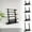 Black 5-Tier, variant on QHUDLV 5 Tier Wood Flute Stand, Wooden Flute Rack, Swo-rd Wall Mount, Flute Sword Display Stand Wooden Desktop Holder, Collection Display Rack, for Table Display Collection