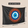 thumbnail image 3 of DouZhe Nazar Amulet Blue Eye Tapestry Wall Hanging Tapestries Dorm Room Home Decor, 60" x 40", 3 of 7