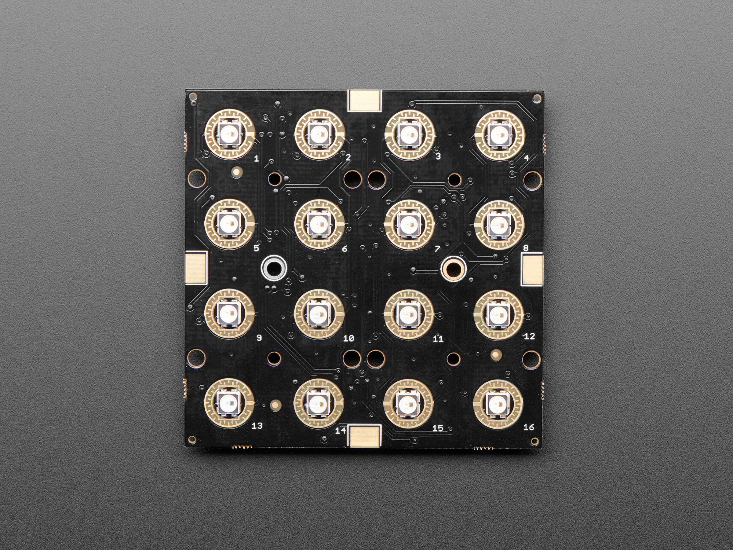 Adafruit NeoTrellis RGB Driver PCB for 4x4 Keypad