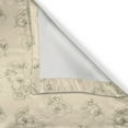 thumbnail image 4 of Ambesonne Flower Valance Pack of 2, Romantic Orchid Branches, 42"X12", Champagne and Olive Green, 4 of 5
