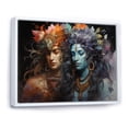 thumbnail image 2 of Designart "Ardhanarishvaras Unity Hinduisim Art wall art I" Spiritual Floater Framed Wall Decor, 2 of 7