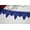 ROYAL BLUE, variant on 2.75" Gold Lilac Gray Pink Olive Embroidered Venice Lace Trim By 15" (ROYAL BLUE)