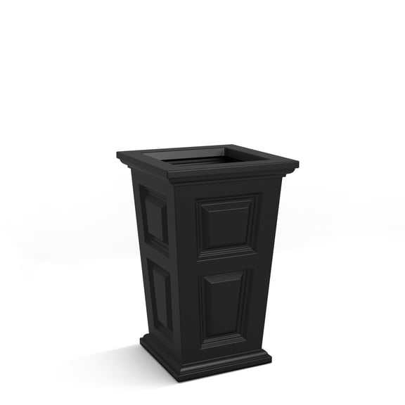 Wyndham 24in Tall Planter - Black