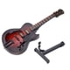 thumbnail image 2 of Réplica De Guitarra En Miniatura, Modelo Hecho A Mano De Tilo Con Soporte Y Estuche De Regalo De Madera, Para Regalo De Cumpleaños De Navidad Y Decoración Del Hogar, 2 of 7