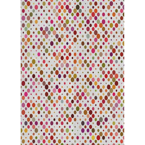 Ahgly Company Machine Washable Indoor Rectangle Transitional Rust Pink Area Rugs, 5' x 8'
