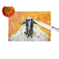 thumbnail image 4 of Peach Wool Sheep Glass Cutting Board 12 in x 15 in, 4 of 5