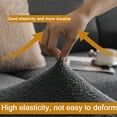 thumbnail image 4 of 1 Piece Couch Cushion Covers for Sectional Sofa, Stretch Soft Sofa Slipcovers Washable Wear-Resistant Universal Furniture Protector with Elastic Bottom Gray-Armrest Cover, 4 of 6