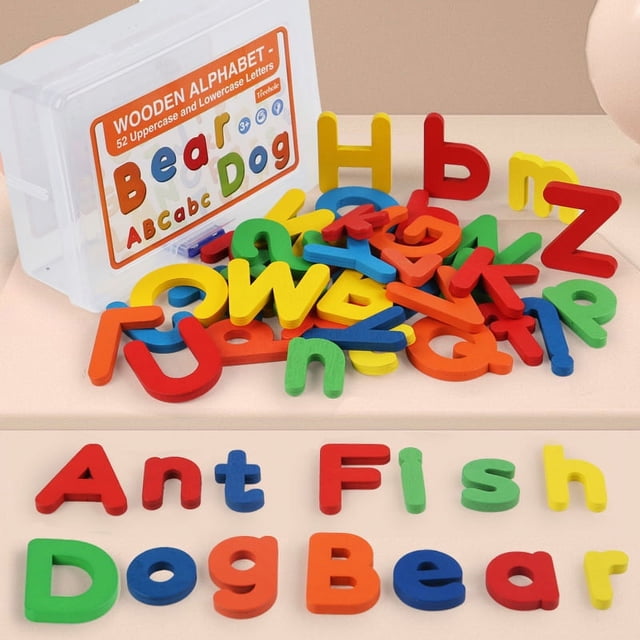 McKeekin Learning Children's Early Education English Alphabet And Number Set A-Z Color Alphabet Word Spelling Word Toy
