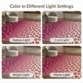 thumbnail image 7 of ODIKA Pink Leopard Cheetah Spotted Gradient Motif Abstract Print Orange Non-Slip Chair-Friendly for Home Office, Gaming Room, Under Desk, 7 of 7