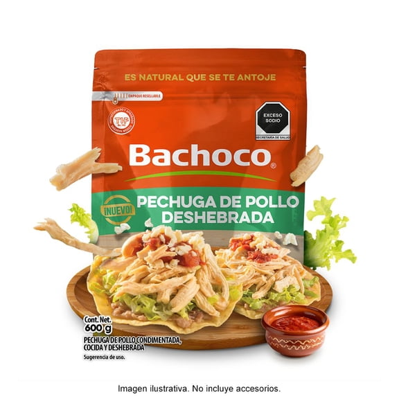 Pechuga de Pollo Deshebrada Bachoco 600g