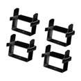 thumbnail image 3 of Bothyi 4x Leaf Spring Clamp Kit 2.5inch for Trailer Control of Axle Ski Boat Black, 3 of 8