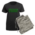 thumbnail image 5 of CafePress - Designated DRUNK Funny Women's Dark Pajamas - Women's Short Sleeve Print T-Shirt and Pants Dark Cotton Pajama Set, 5 of 7