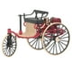 thumbnail image 1 of Adornos de modelo de triciclo clásico a escala 1:12, modelo de coche de aleación retro de alta simulación, decoración para el hogar, color rojo, 1 of 14
