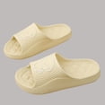 thumbnail image 4 of Womens Beige Cute Puppy Slide Sandals EVA Platform Comfy Quilted Footbed Waterproof Slides for Pool Beach Indoor Outdoor,Size 3.5-5, 4 of 7