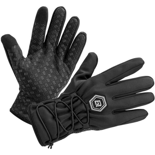 Mens Winter Thermal Gloves Touch Screen Glove Water Resistant Windproof Warm for Driving Cycling Running