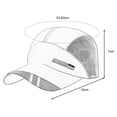 thumbnail image 4 of AIEOE Unisex Men's Sports Hats Caps Lightweight Baseball Caps Quick Dry Sun Hat Sports Caps Adjustable, 4 of 4