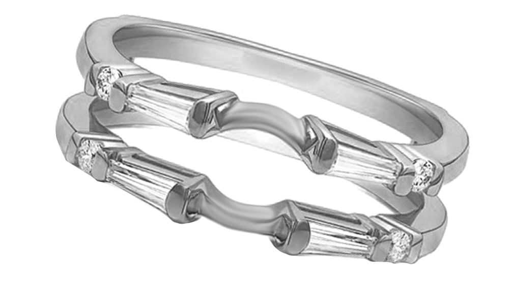 cubic zirconia ring guards