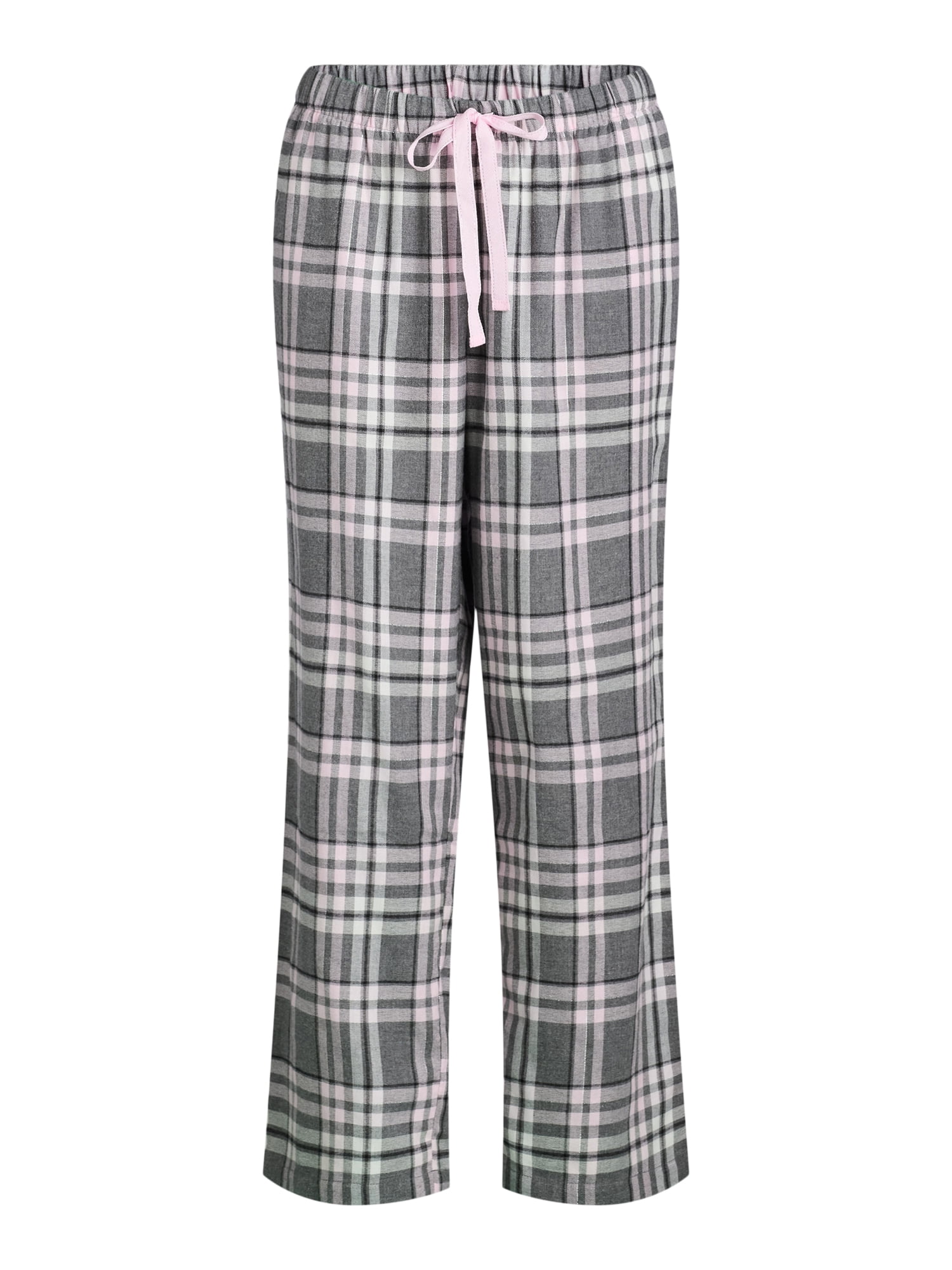 Joyspun Women's Flannel Sleep Pants, 30” Inseam, Sizes XS-3X