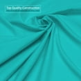 thumbnail image 2 of Clara Clark Hotel Luxury Soft Microfiber Extra Deep Pocket 7 Piece Bed Sheets Set, Fits 18"-24", Split King, Teal, 2 of 8
