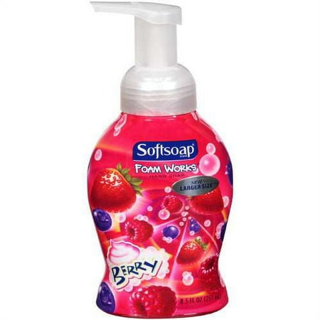 Softsoap Foam Works Berry Hand Soap, 8.5 oz