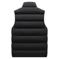 thumbnail image 3 of Christmas Clearance! ZVNAΖH Men Zip Up Puffer Vest Coat Lightweight Packable Insulated Puffer Vest Outerwear, Warm Winter Sleeveless Jacket, 3 of 8