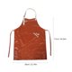 thumbnail image 2 of LOLIPPYY Delantal Impermeable Y Antihuellas Para Cocina Con Bolsillos De Cuero PU Color Chocolate, 2 of 6