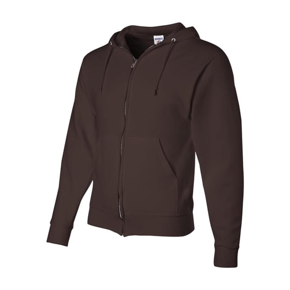 Jerzees NuBlend ZipHood Choco
