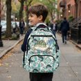 thumbnail image 3 of Yspwyqan Camo Fish Little Girls Backpack, 17" Cute Backpack, 600D Polyester School Bag with Front Pocket, Adjustable Straps for Preschool Kindergarten Hiking Travel, 3 of 7